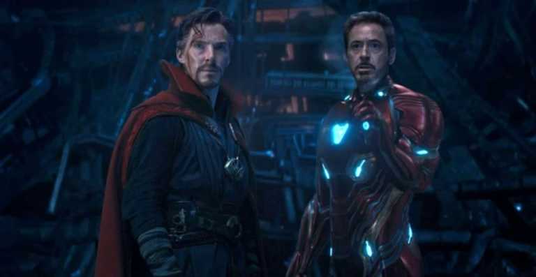 Avengers: Infinity War, Doctor Strange con l’armatura di Iron Man in una scena eliminata