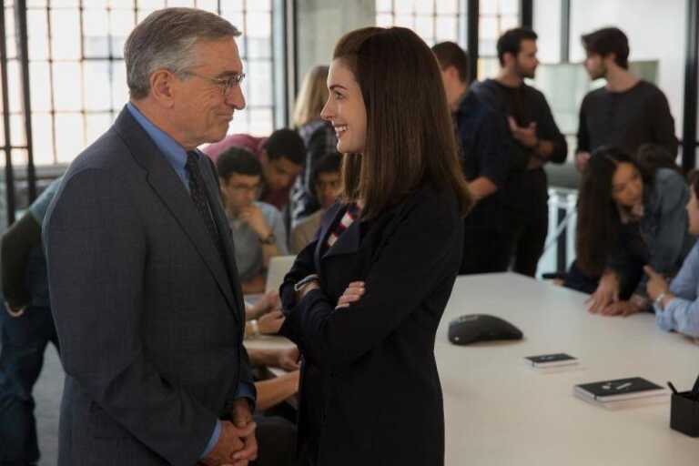 Anne Hathaway e Robert De Niro alla premiere de Lo Stagista Inaspettato Anne Hathaway e Robert De Niro alla premiere de Lo Stagista Inaspettato