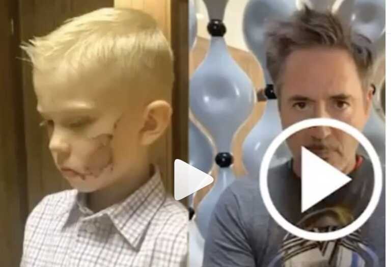 Robert Downey Jr. e gli Avengers ringraziano il bambino di 6 anni che ha salvato la sorellina
