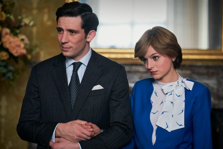 The Crown 4: le foto del fidanzamento di Carlo e Diana