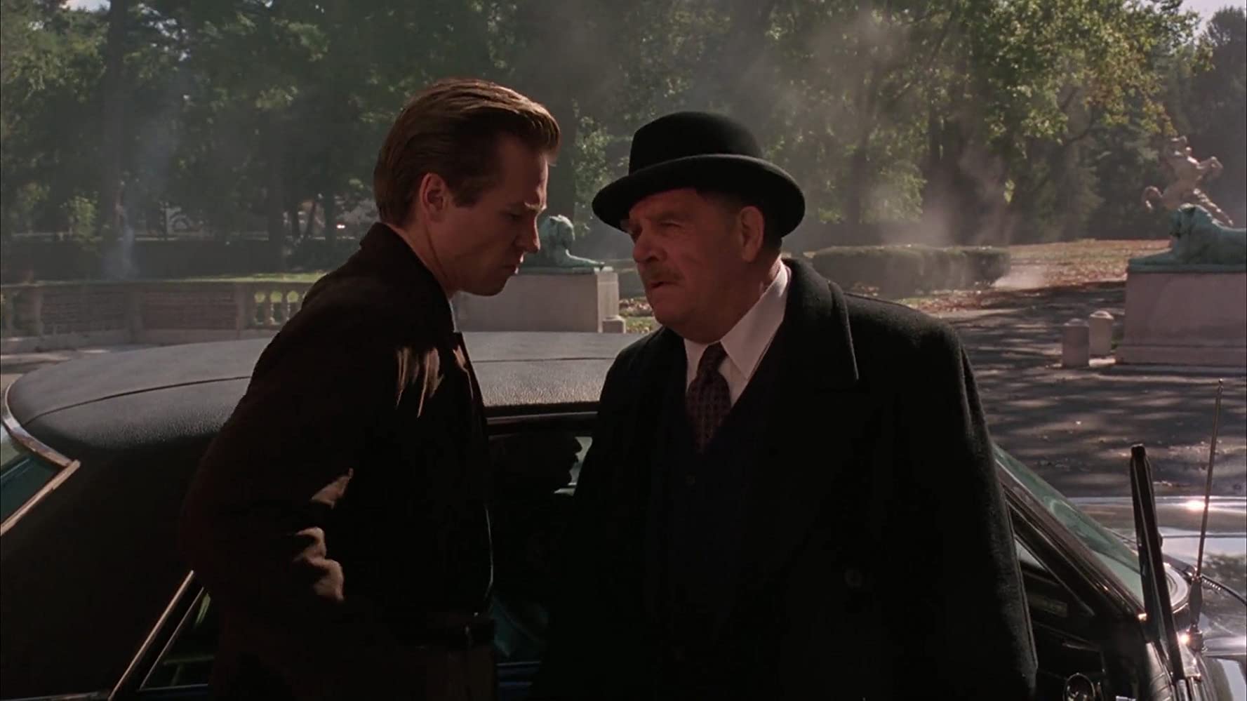 Val Kilmer and Pat Hingle in Batman Forever