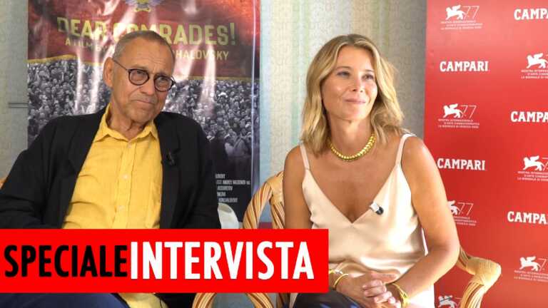 Andrei Konchalovsky a Venezia 77 con Cari Compagni