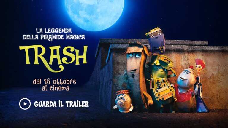 Trash: trailer ufficiale del film d’animazione italiano