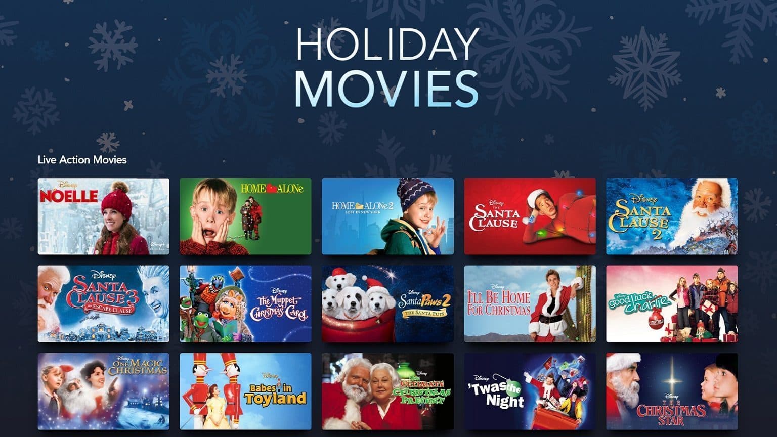 Tutti I Film Di Natale Su Disney Cinefilos It