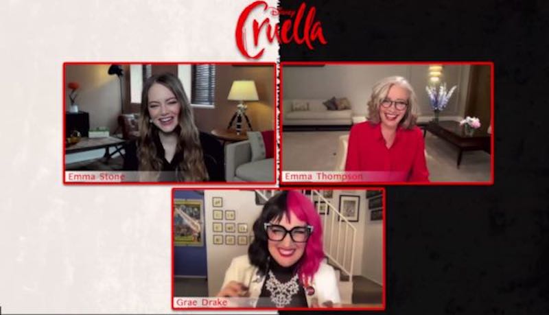 Emma Stone Emma Thompson Crudelia