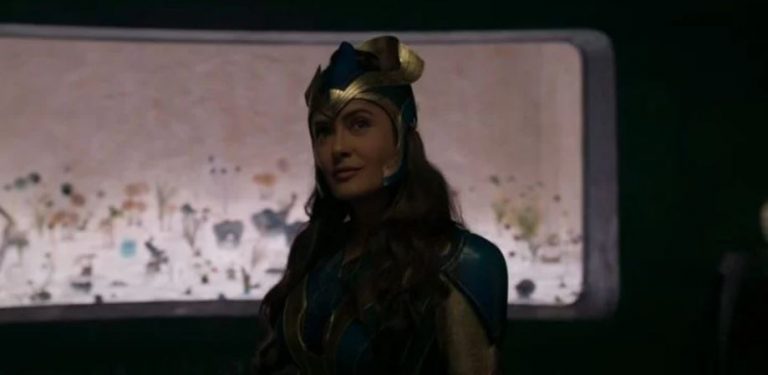 Eternals: Salma Hayek stava per spoilerare il film al Comic-Con