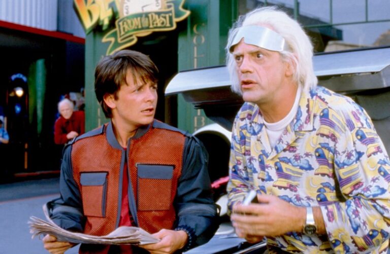 Ritorno al futuro: Michael J. Fox e Christopher Lloyd inaugurano la loro linea di merchandising