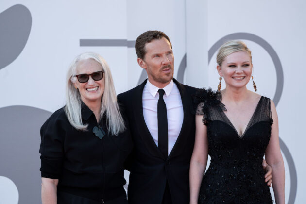 Jane Campion, Benedict Cumberbatch e Kirsten Dunst