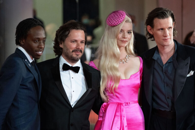 Venezia 78, foto dal red carpet: Anya Taylor-Joy, Edgar Wright e Matt Smith