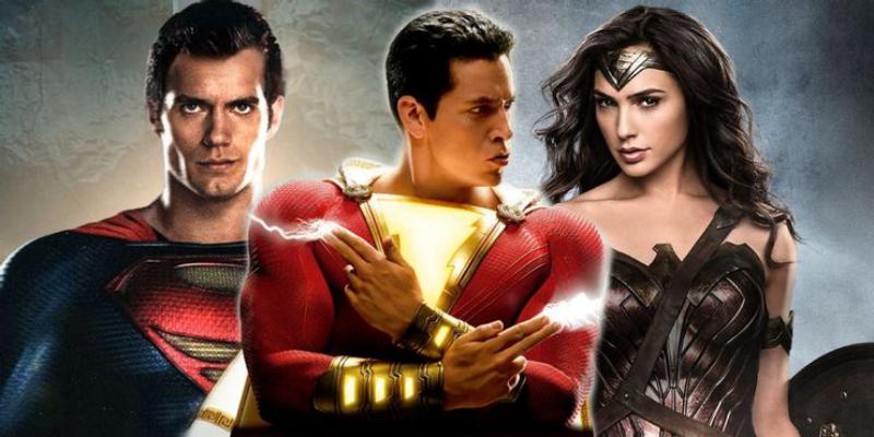 shazam wonder woman DCEU