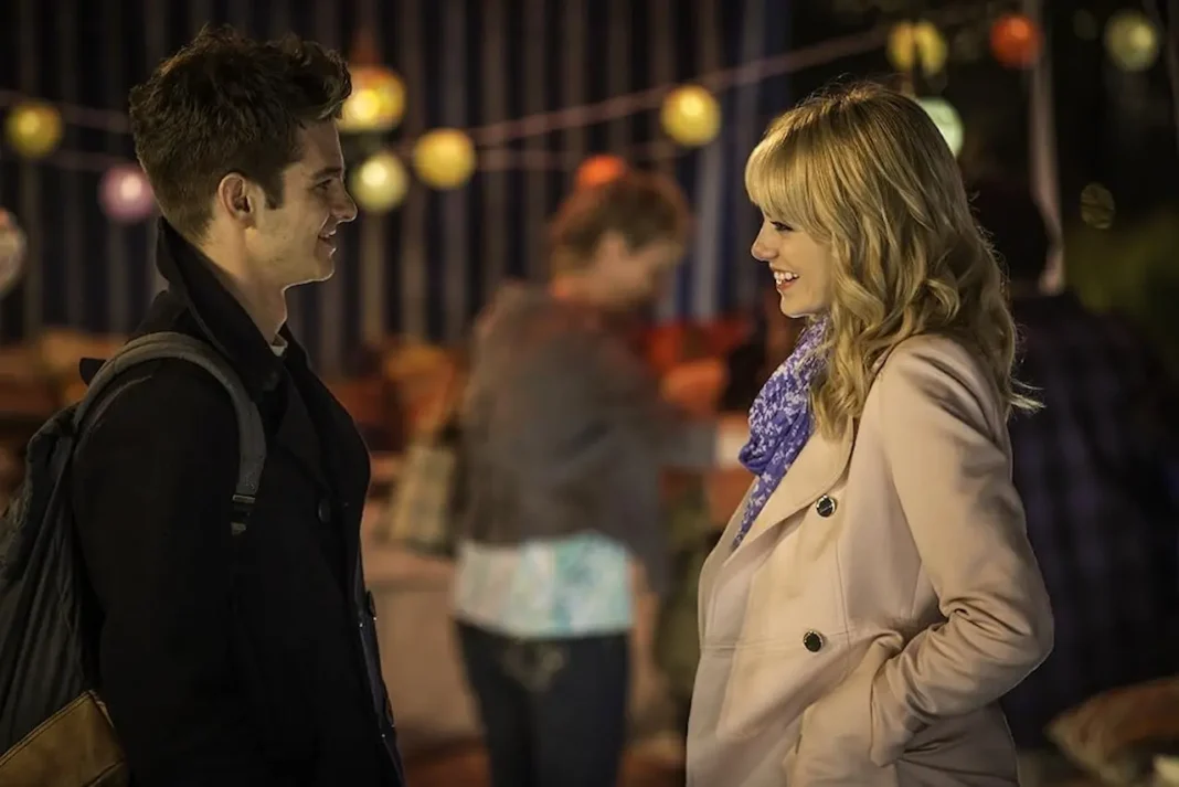 Andrew Garfield e Emma Stone in The Amazing Spider-Man 2 - Il potere di Electro