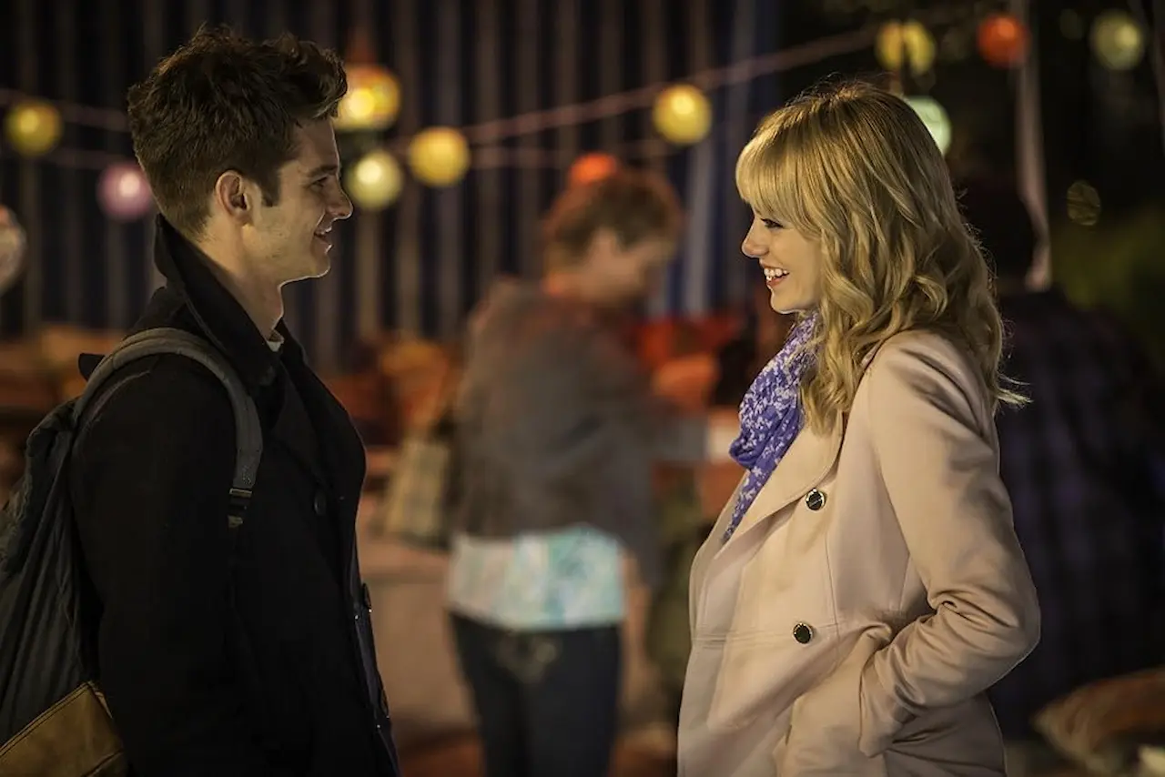 Andrew Garfield e Emma Stone in The Amazing Spider-Man 2 - Il potere di Electro
