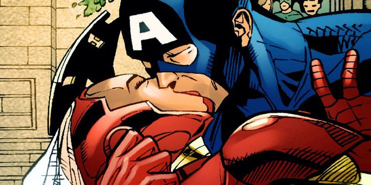 Captain America e Iron Woman 