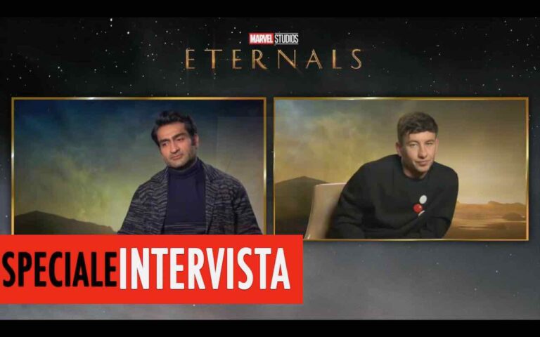 Eternals: intervista ai protagonisti Kumail Nanjiani e Barry Keoghan