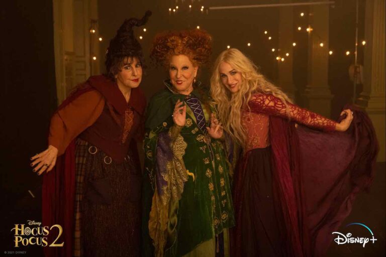 Hocus Pocus 2: le sorelle Sanderson in un video dal backstage