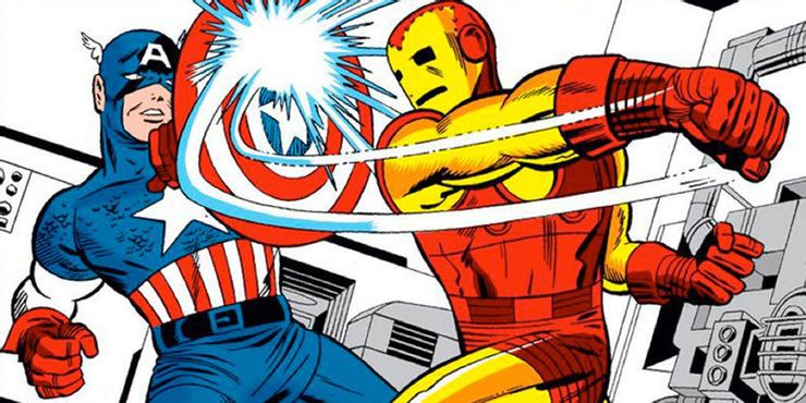 Captain America allenò Iron Man
