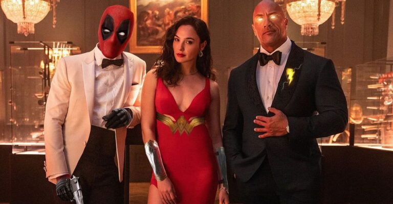 Red Notice diventa un crossover Marvel/DC – fan poster Red Notice diventa un crossover Marvel/DC – fan poster
