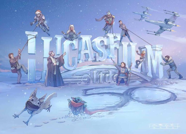 Lucasfilm: il biglietto di auguri natalizio è un viaggio dentro i suoi franchise Lucasfilm: il biglietto di auguri natalizio è un viaggio dentro i suoi franchise