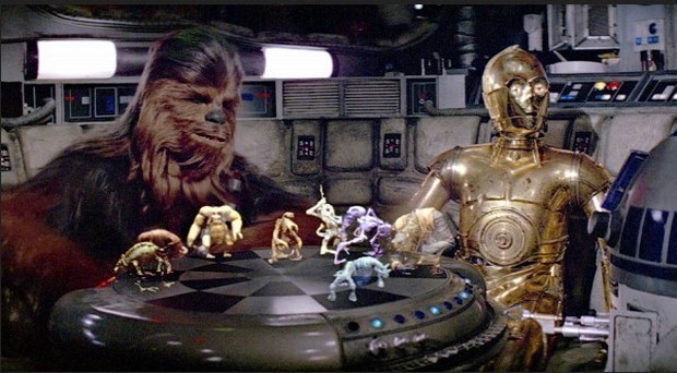 Star Wars: ricreati nella vita reale gli oloscacchi!