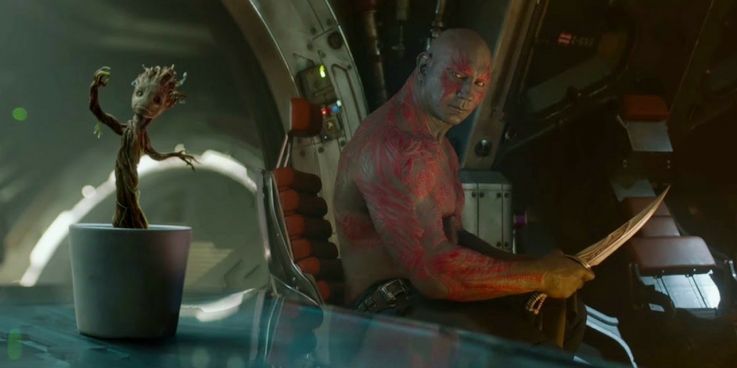 Guardiani della Galassia Vol. 3: Dave Bautista e Pom Klementieff nelle foto dal set