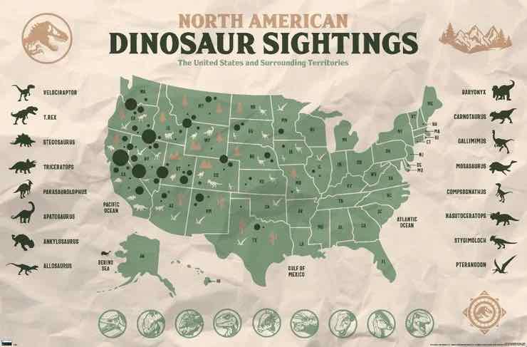 Jurassic World – Il dominio: dove si sono rifugiati i dinosauri, negli USA? Jurassic World – Il dominio: dove si sono rifugiati i dinosauri, negli USA?