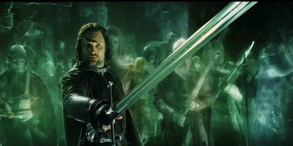 Aragorn spada Il Singore degli Anelli
