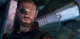 Chris Hemsworth Thor in Avengers Infinity War