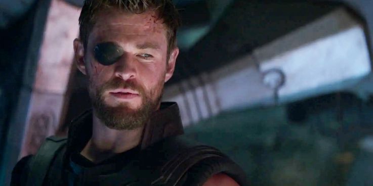 Chris Hemsworth Thor in Avengers Infinity War