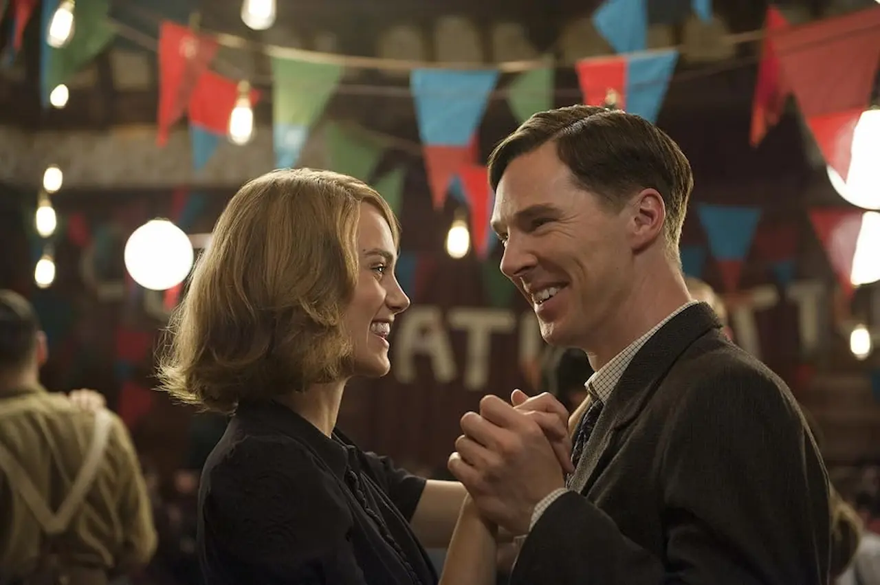 Keira Knightley e Benedict Cumberbatch in The Imitation Game