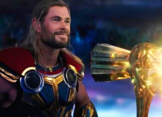 Chris Hemsworth Thor in Love and Thunder Stormbreaker