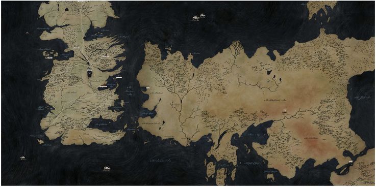 Game Of Thrones mappa