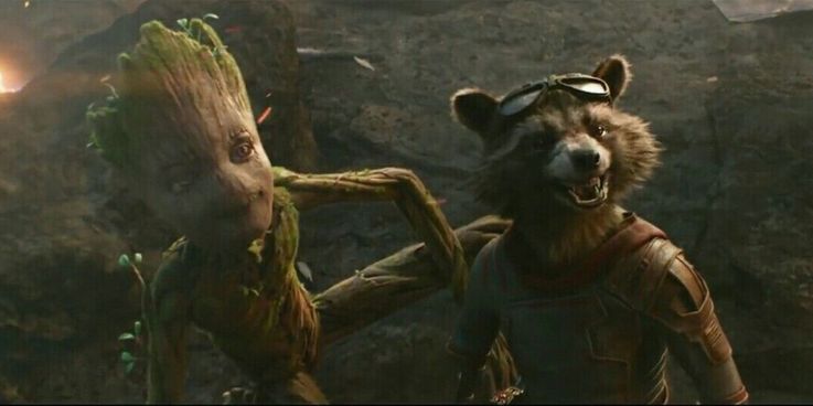 Avengers Endgame Groot Rocket
