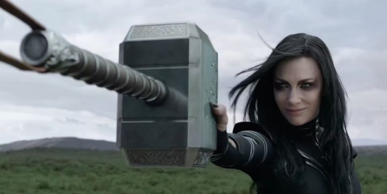 Hela-Mjolnir in Thor Ragnarok MCU