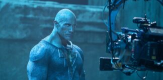 DWAYNE JOHNSON sul set di Black Adam