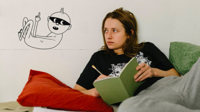 Un frame di Ninjababy