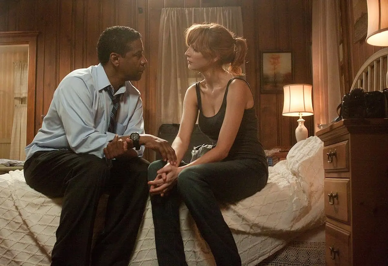 Denzel Washington e Kelly Reilly in Flight