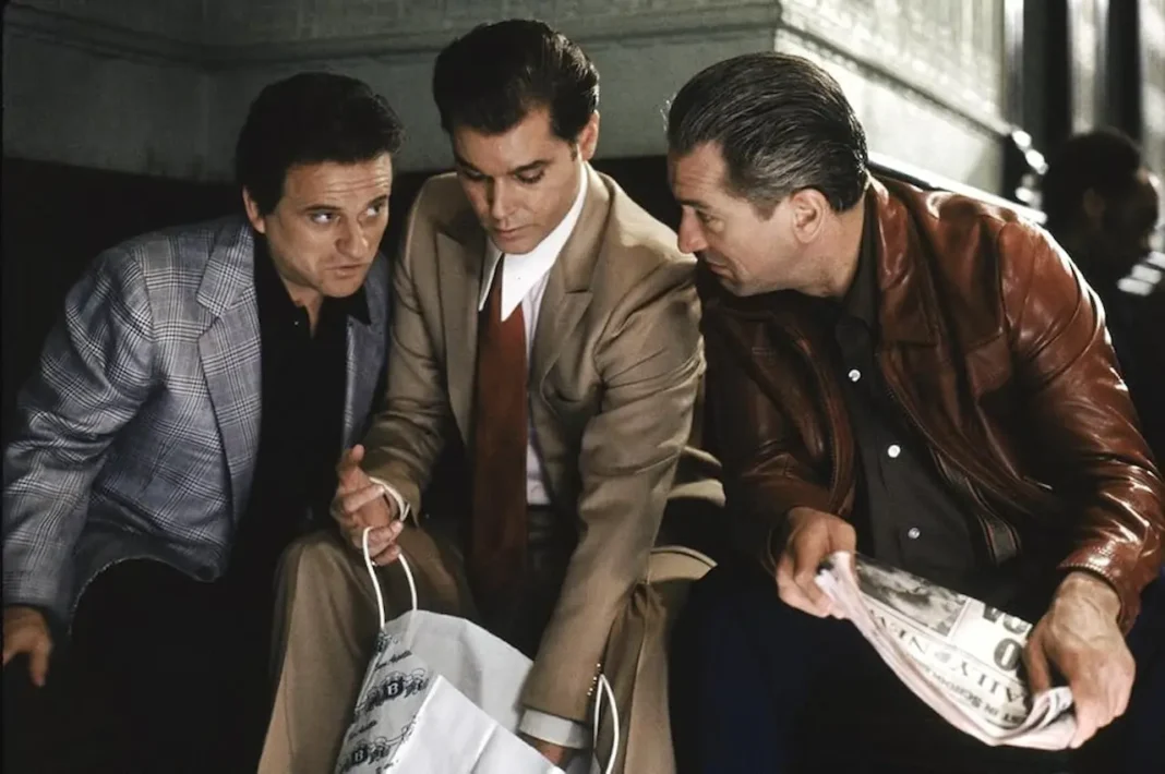 Robert De Niro, Ray Liotta e Joe Pesci in Quei bravi ragazzi