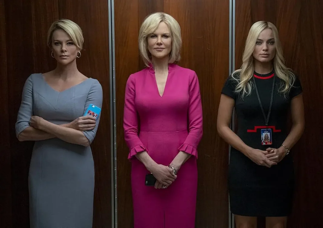 Nicole Kidman, Charlize Theron e Margot Robbie in Bombshell - La voce dello scandalo