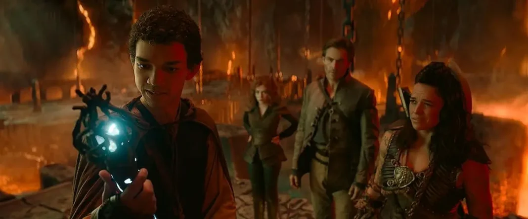 Michelle Rodriguez, Chris Pine, Sophia Lillis e Justice Smith in Dungeons & Dragons - L'onore dei ladri