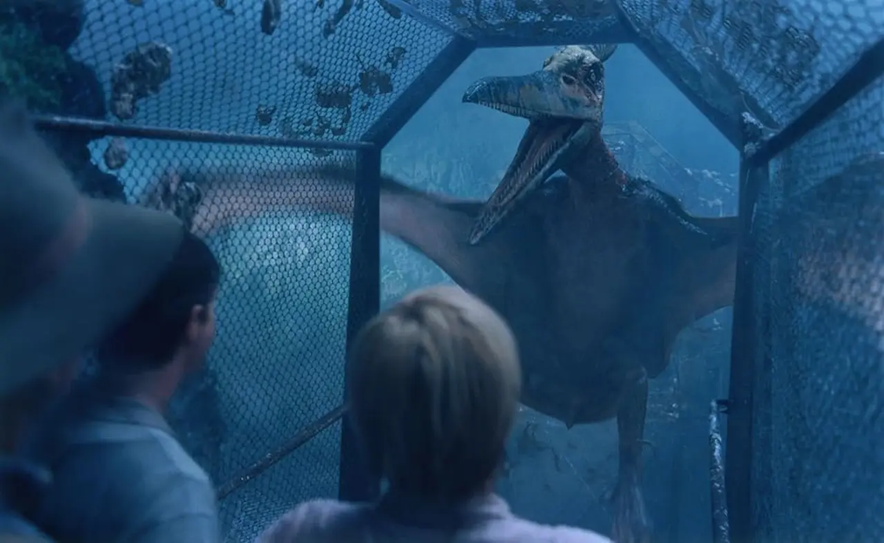 Téa Leoni, William H. Macy e Sam Neill in Jurassic Park III