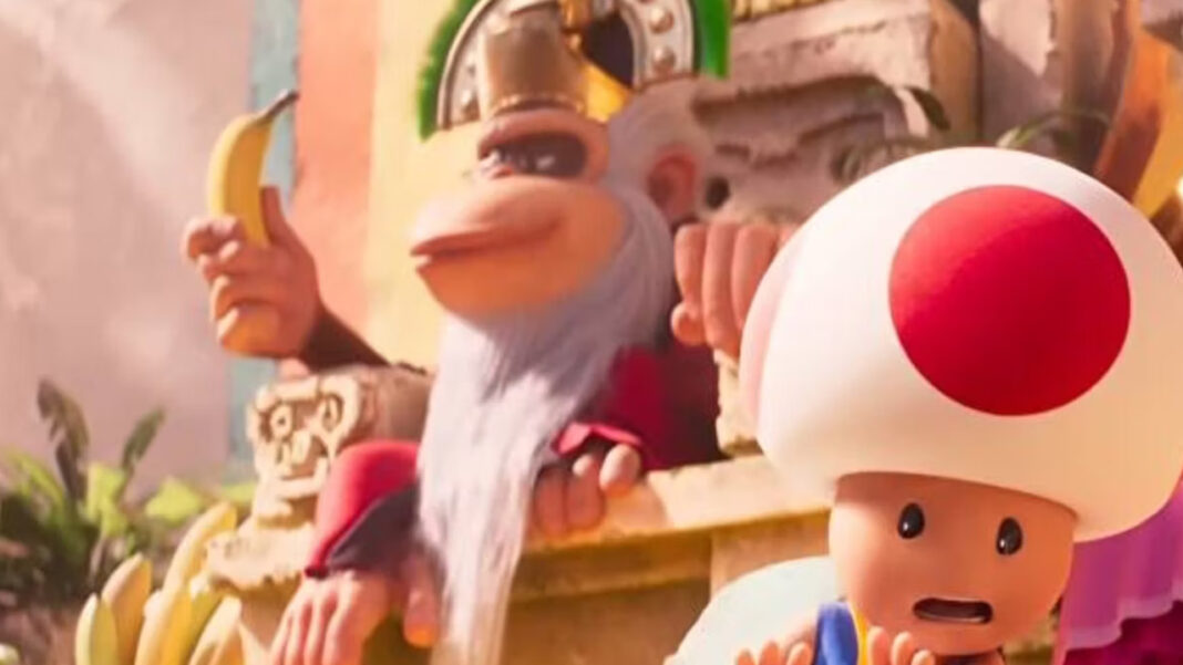 Una scena di Super Mario Bros.