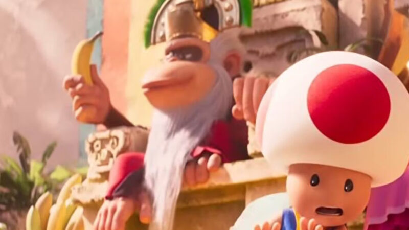 Una scena di Super Mario Bros.