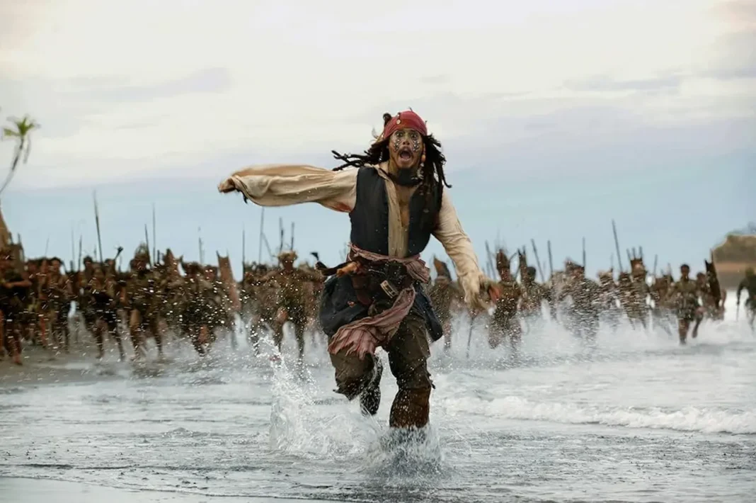 Johnny Depp in Pirati dei Caraibi - La maledizione del forziere fantasma