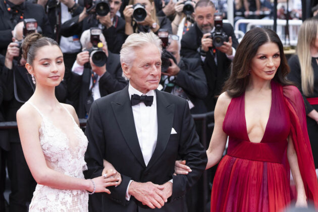 Michael Douglas- Catherine Zeta-Jones e Carys Zeta Douglas