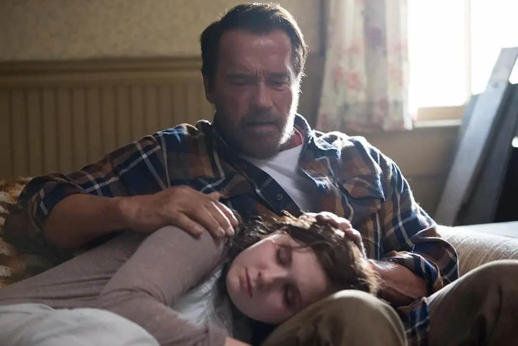 Arnold Schwarzenegger e Abigail Breslin in Contagious
