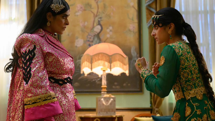 Una scena di Polite Society (2023)
