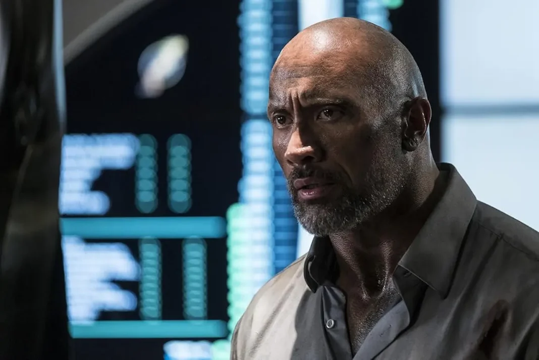 Dwayne Johnson in Skyscraper