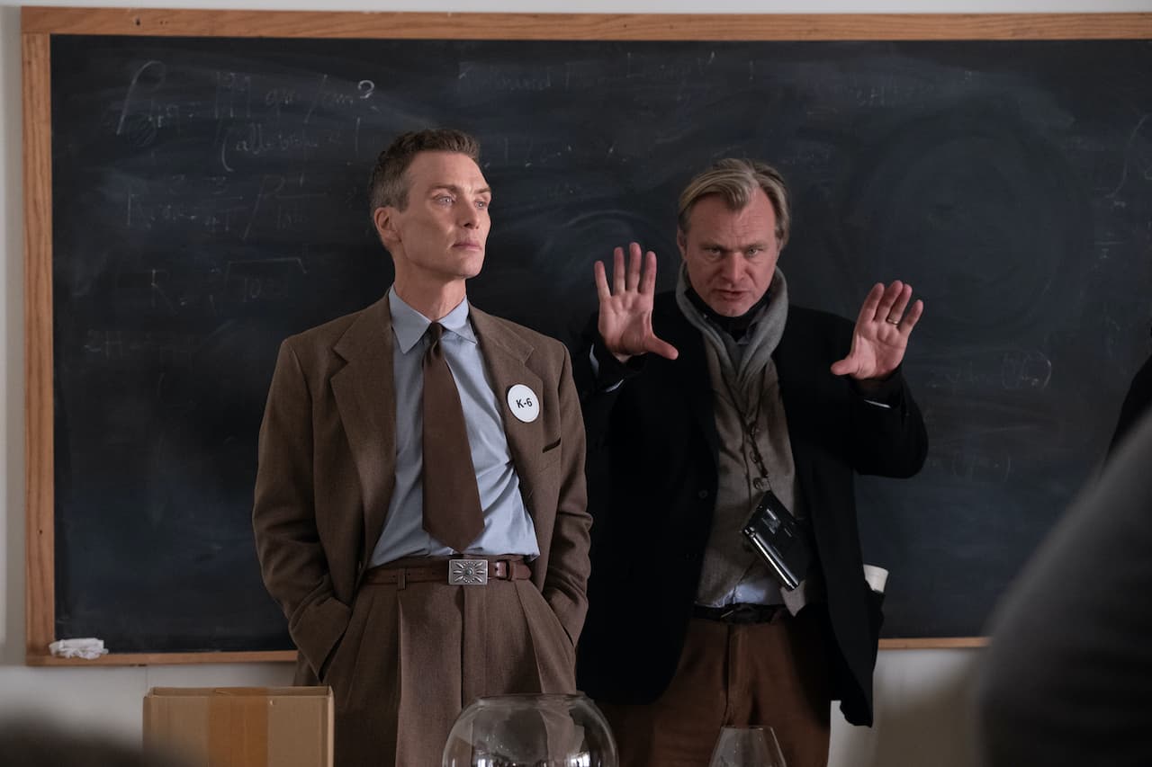 Oppenheimer set Christopher Nolan Home Video