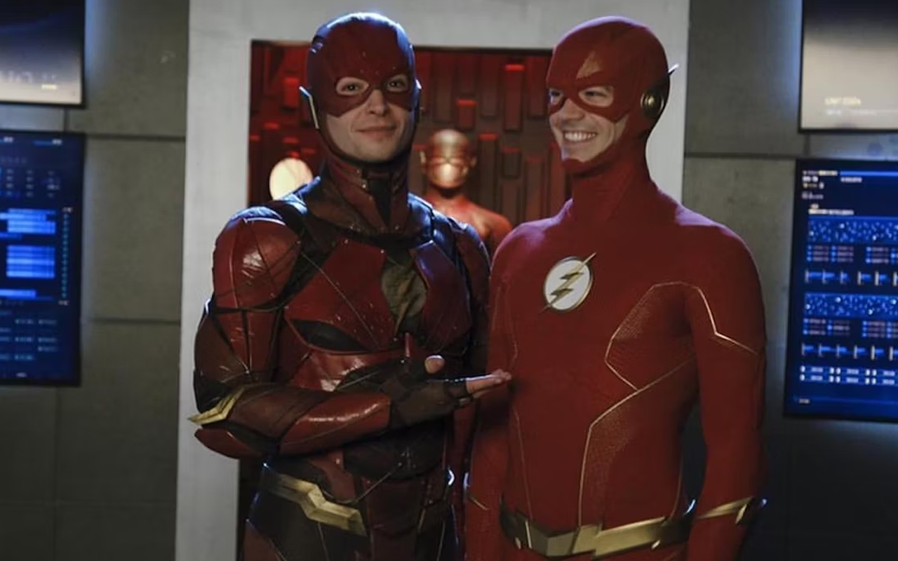 The Flash Ezra Miller Grant Gustin