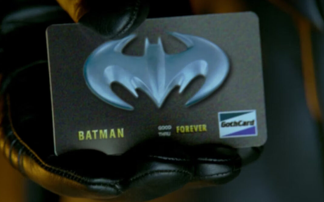 Bat credit card Batman George Clooney